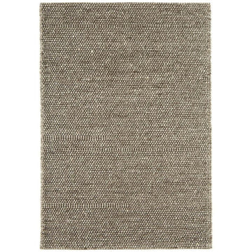 Katherine Carnaby Coast CS04 Modern Plain Shimmer Hand-Woven Textured Wool & Viscose Blend Looped Pile Flatweave Taupe Rug-Asiatic Carpets-Rug Love - The Most Loved Rug Store